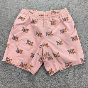 Teddy Fresh Men’s Elastic Waistband Pull-On Retro 90s Hip Hop Shorts  -  Size: M